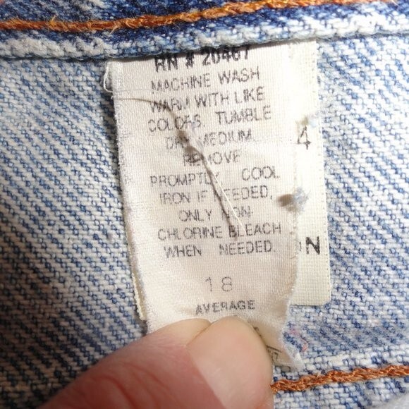 Chic Acid Wash High Waist Mom Jeans Sz 38" Waist x 29" Long - Picture 6 of 11